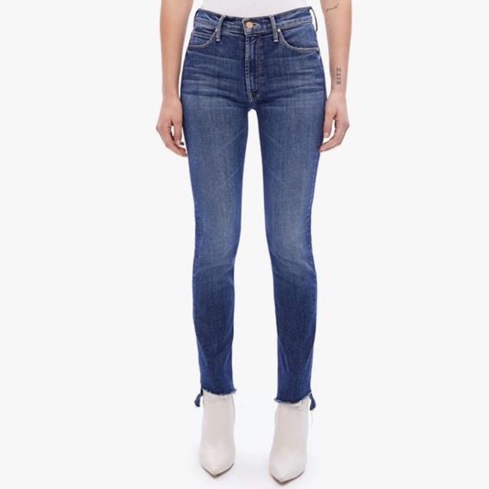 MOTHER Looker Ankle Fray